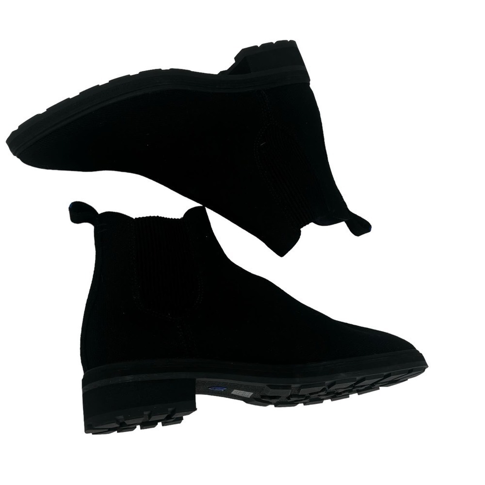 Rothy's The Lug Boot Merino Wool Lightweight Onyx Black Size W9.5 NWOB - Picture 5 of 11